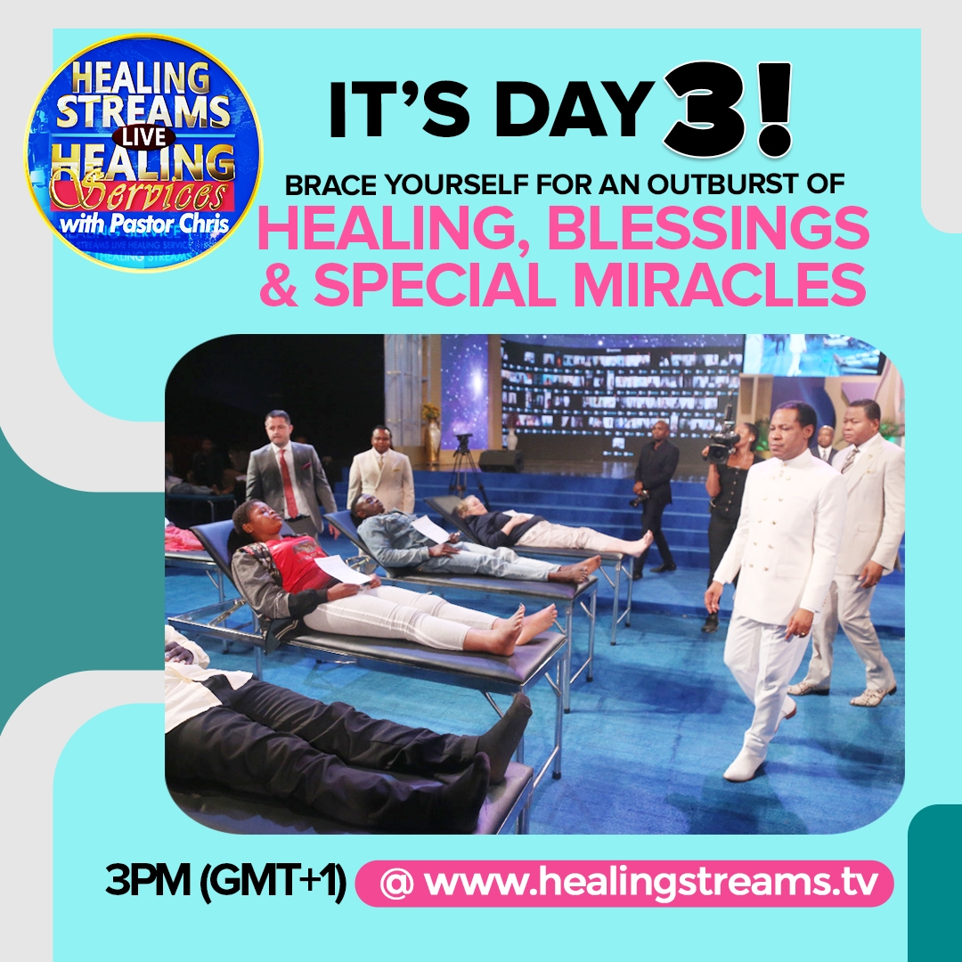 WE ARE LIVE! HEALING STREAMS LIVE HEALING SERVICES WITH PASTOR CHRIS - GRAND FINALE🌏💯